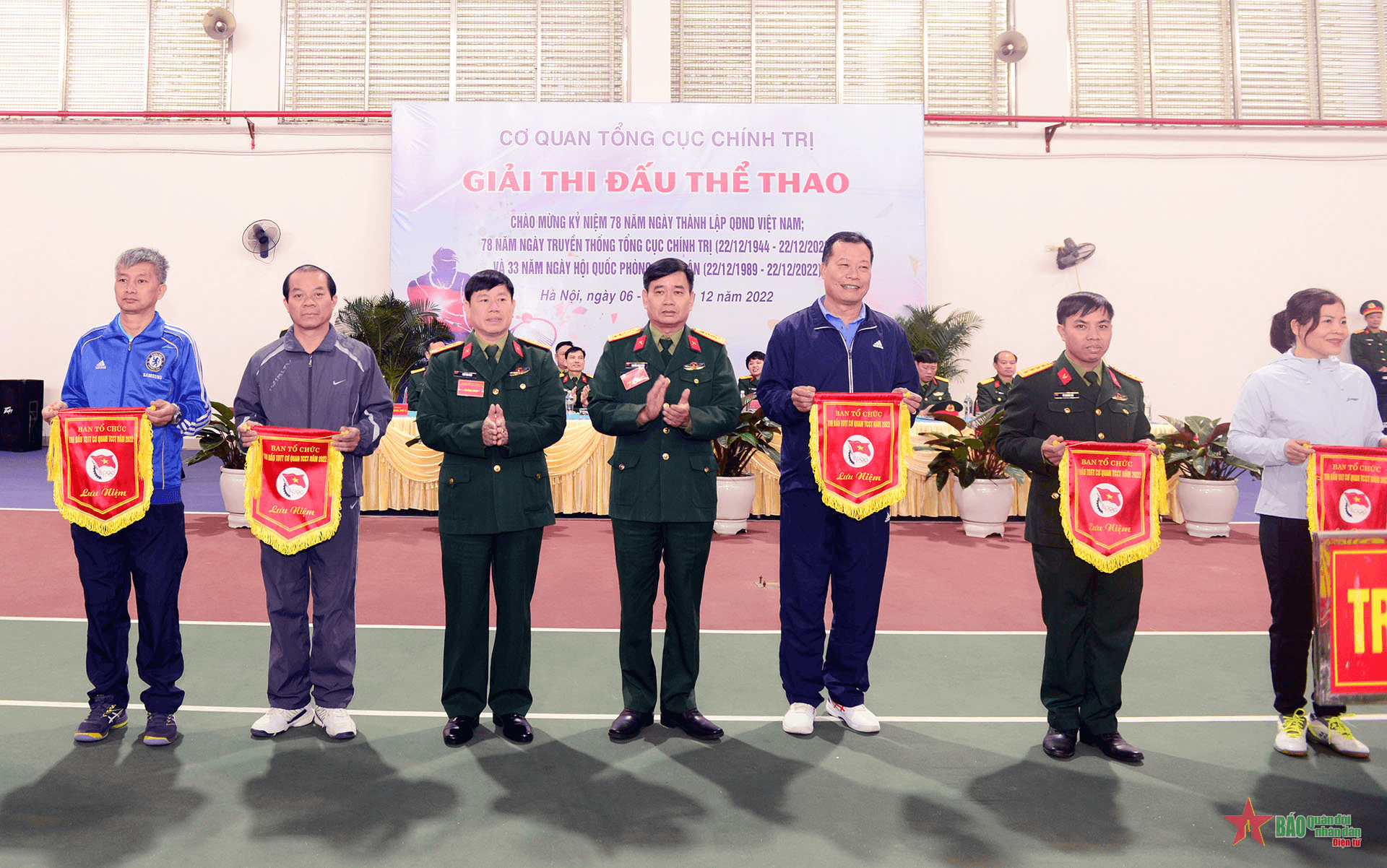 Khai mạc giải thi đấu thể thao cơ quan Tổng cục Chính trị