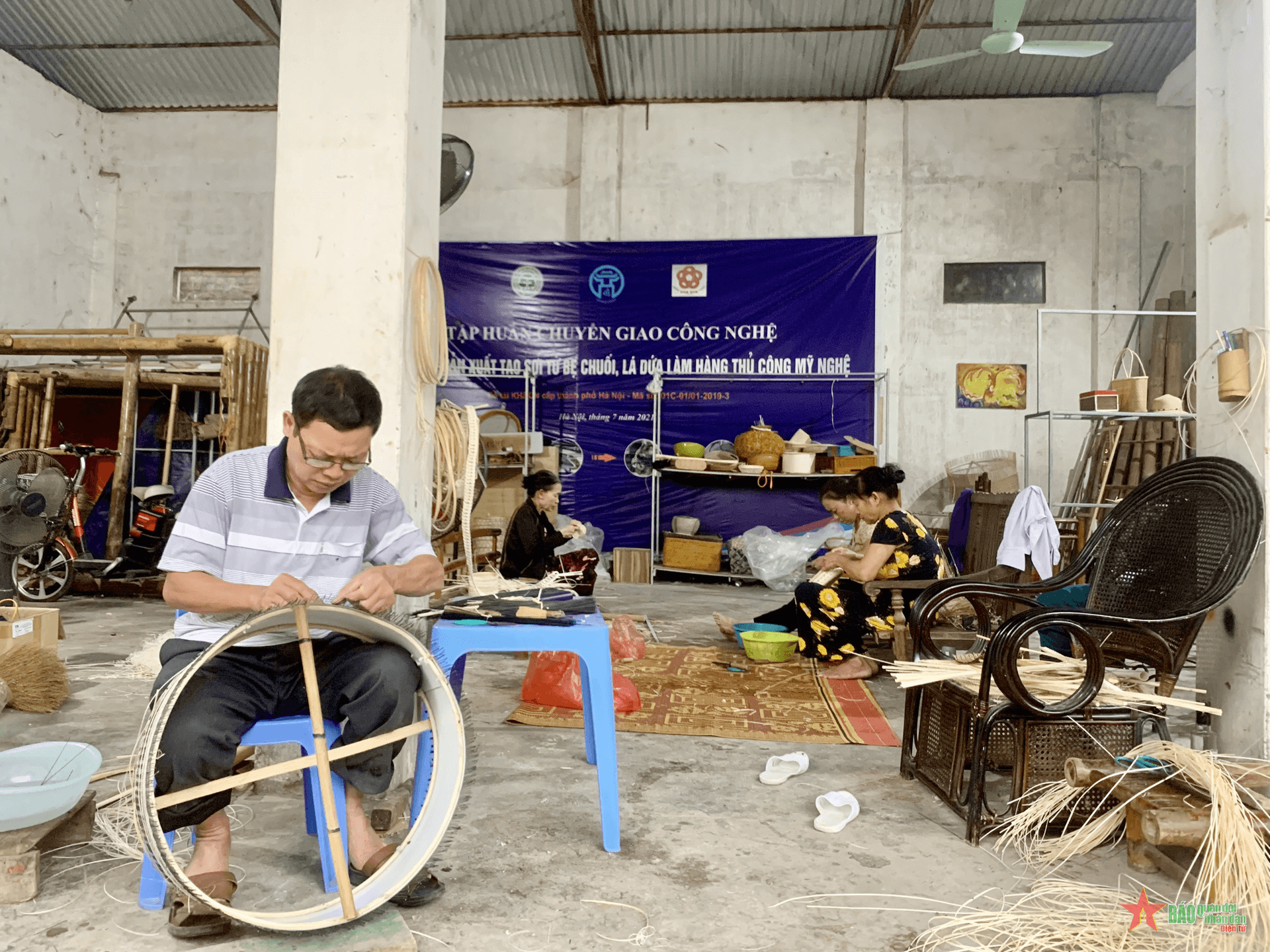 Gìn giữ tinh hoa làng nghề mây tre đan Phú Vinh