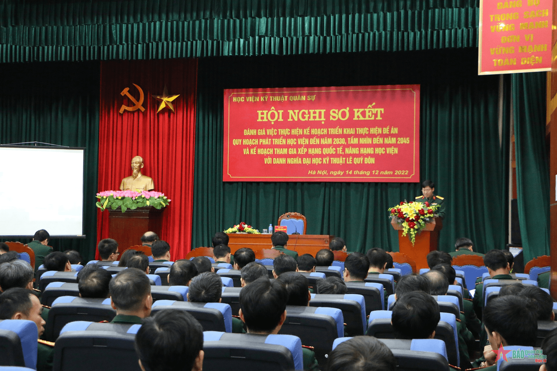 Đánh giá việc thực hiện kế hoạch triển khai Đề án quy hoạch phát triển Học viện Kỹ thuật Quân sự