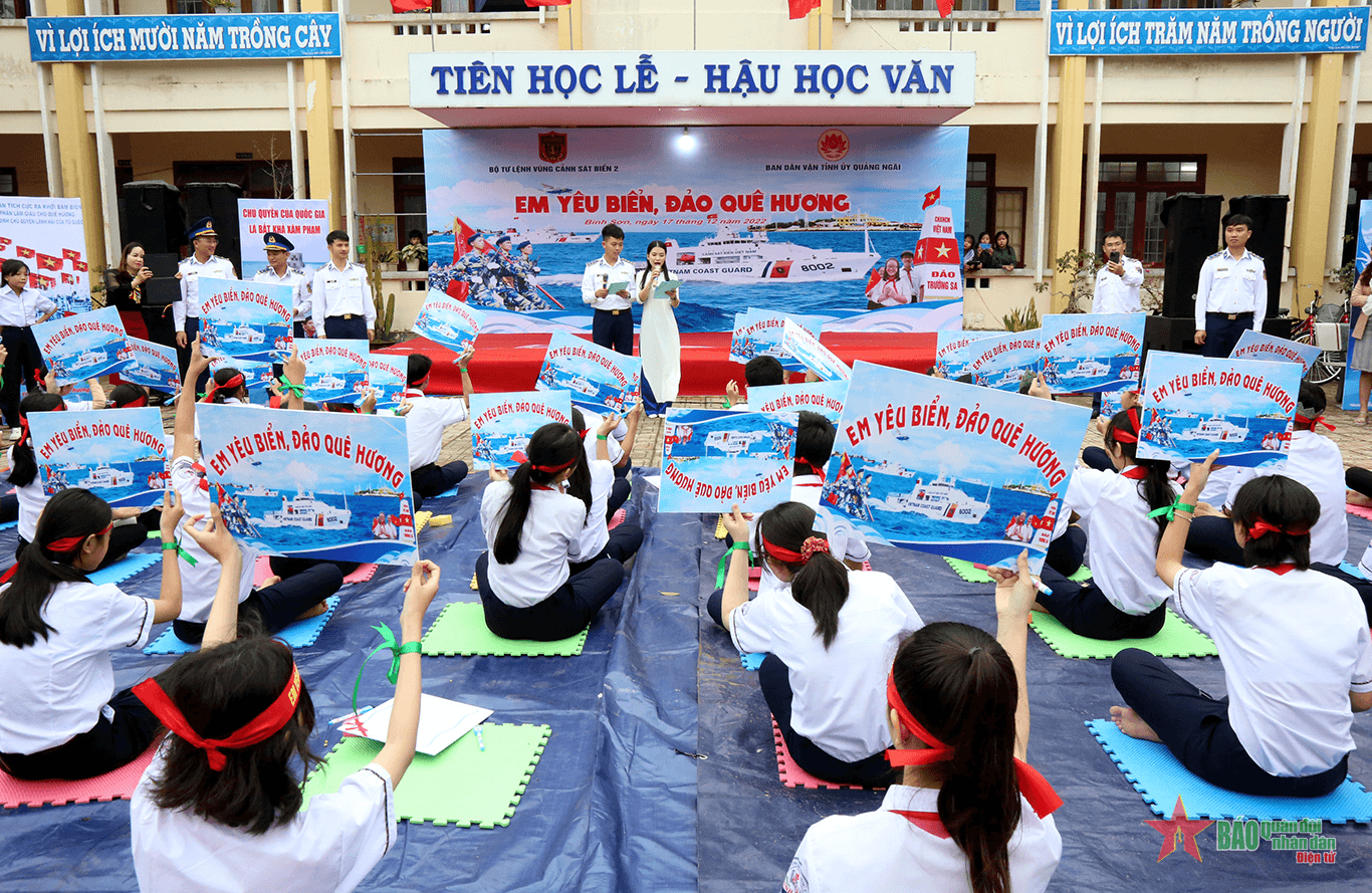 Sôi nổi cuộc thi “Em yêu biển, đảo quê hương”