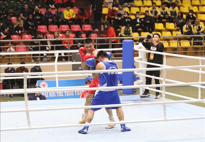Đội tuyển boxing nam Quân đội xếp thứ nhất