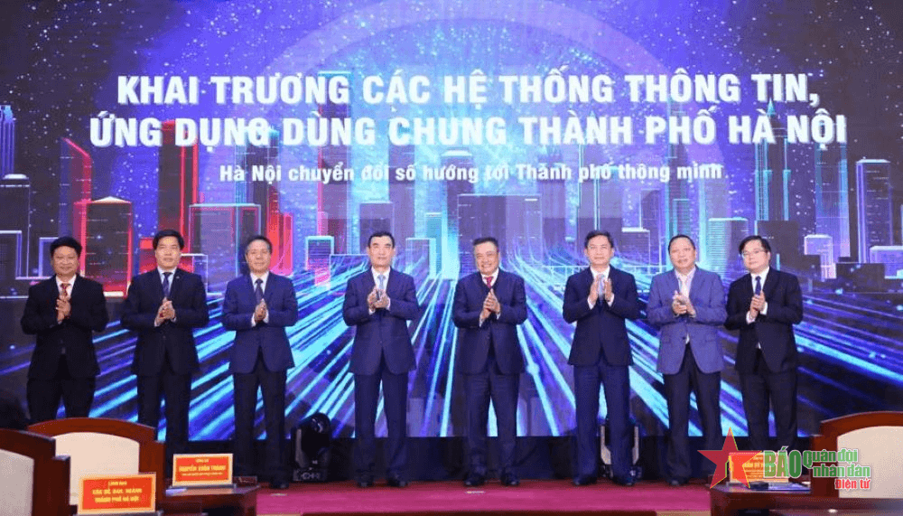 Khai trương các hệ thống thông tin dùng chung thành phố Hà Nội