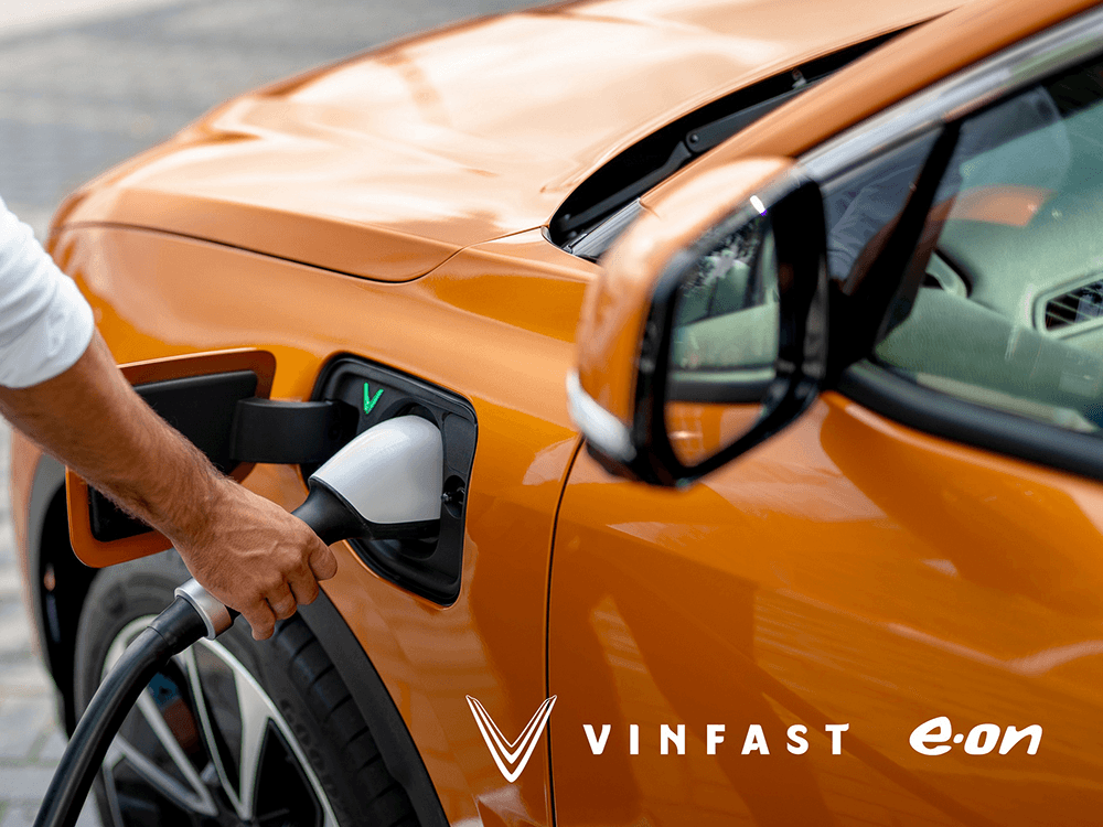 VinFast hợp tác với E.ON Drive phát triển hạ tầng sạc tại các cửa hàng VinFast ở châu Âu