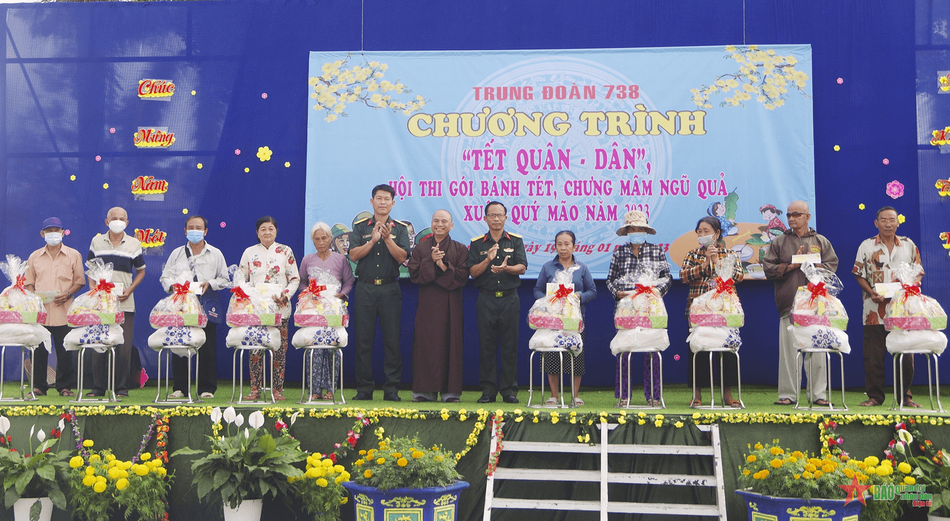 Phật giáo tỉnh Long An góp phần củng cố nền quốc phòng toàn dân vững mạnh