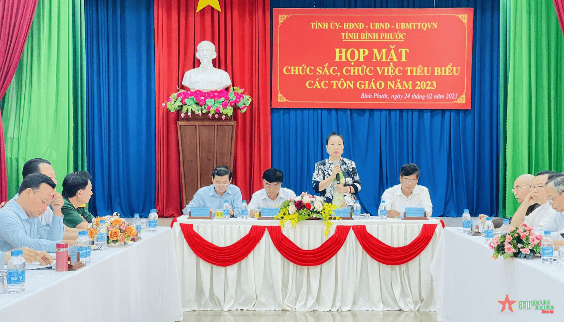 Bình Phước họp mặt chức sắc, chức việc tiêu biểu các tôn giáo năm 2023