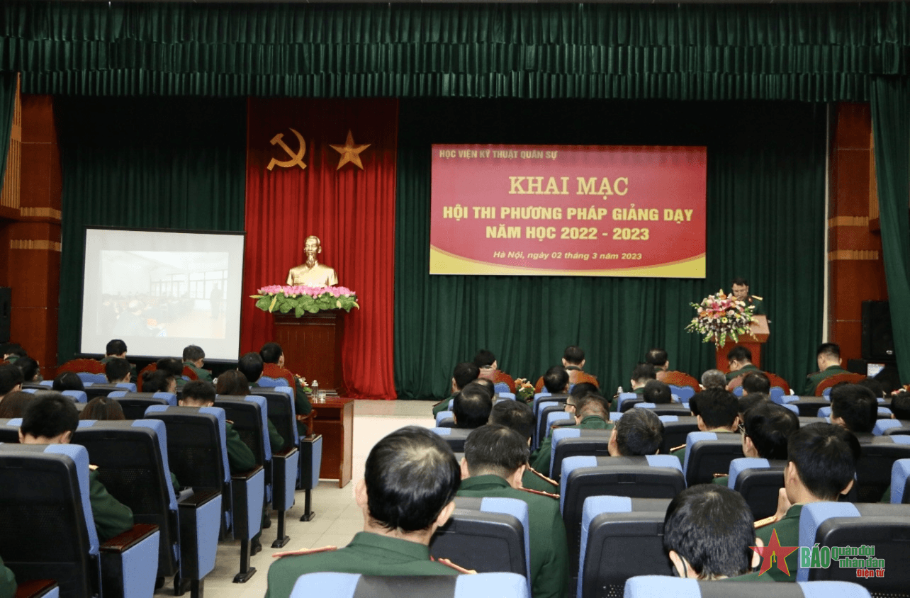 Học viện Kỹ thuật Quân sự tổ chức Hội thi phương pháp giảng dạy