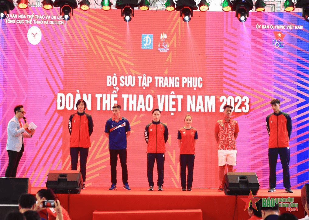 Ra mắt trang phục Đoàn thể thao Việt Nam 2023