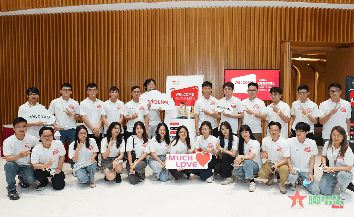 192 sinh viên xuất sắc được tuyển chọn vào chương trình Viettel Digital Talent