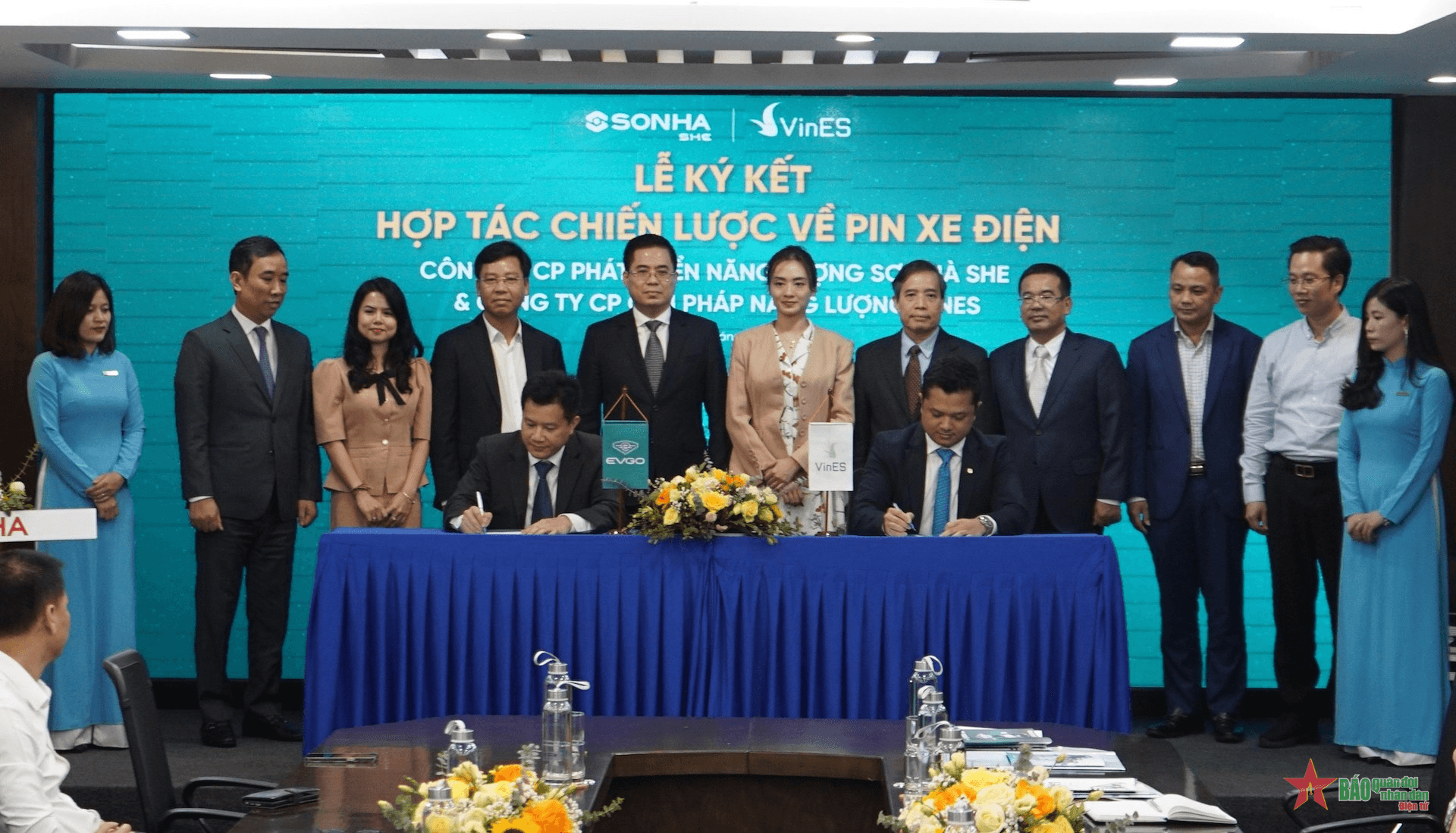 Tập đoàn Sơn Hà bắt tay “ông lớn” phát triển pin xe điện