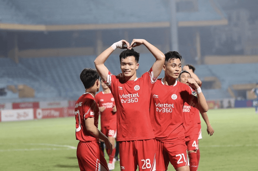 Kết quả vòng 8 V-League: Viettel thắng 2-1 trước Topenland Bình Định