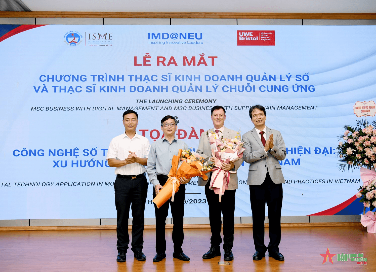 Trường Đại học Kinh tế Quốc dân ra mắt 2 chương trình thạc sĩ tích hợp công nghệ số
