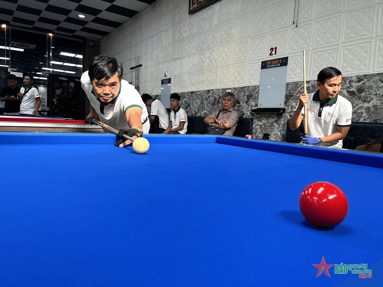 Khai mạc Giải Billiards của những người làm báo Đồng bằng sông Cửu Long
