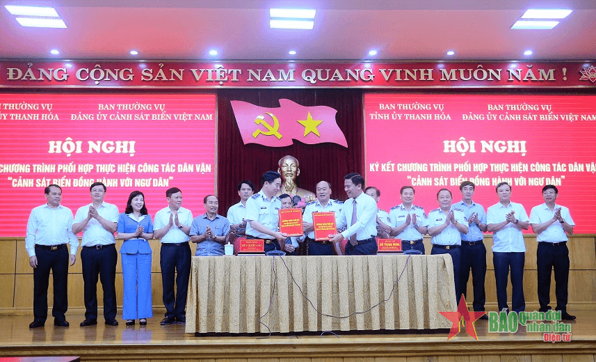 Thanh Hóa: Thực hiện công tác dân vận “Cảnh sát biển đồng hành với ngư dân”