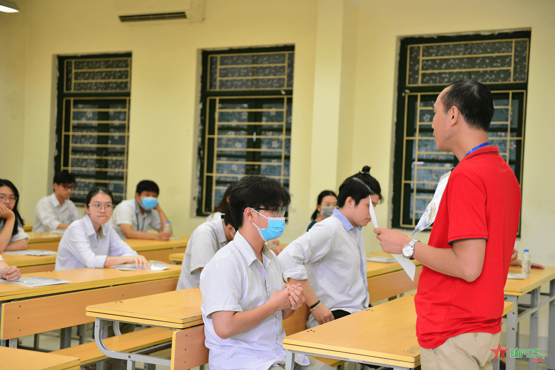 Thí sinh đã bước vào môn thi đầu tiên kỳ thi tốt nghiệp THPT