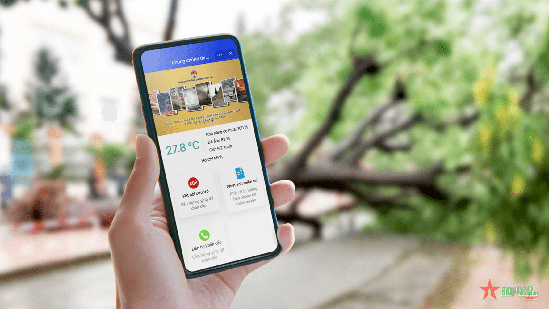 Kết nối cứu trợ, cập nhật tin trên ứng dụng phòng, chống thiên tai Việt Nam