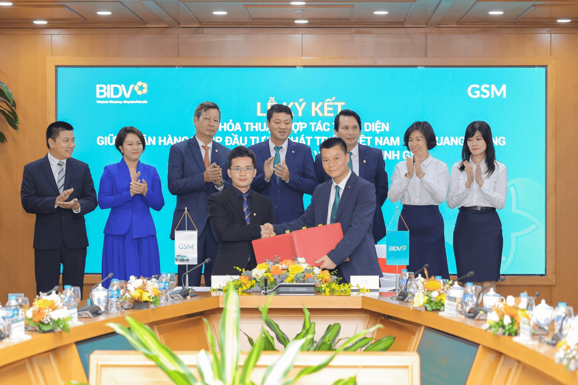 Công ty GSM ký kết thoả thuận hợp tác toàn diện với Ngân hàng BIDV - Chi nhánh Quang Trung