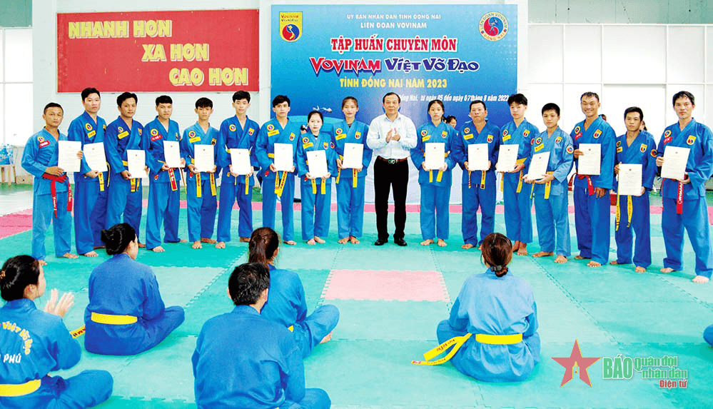 Hơn 120 học viên hoàn thành lớp tập huấn nghiệp vụ Vovinam