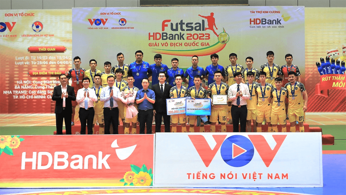 Giải Futsal HDBank 2023 thành công rực rỡ