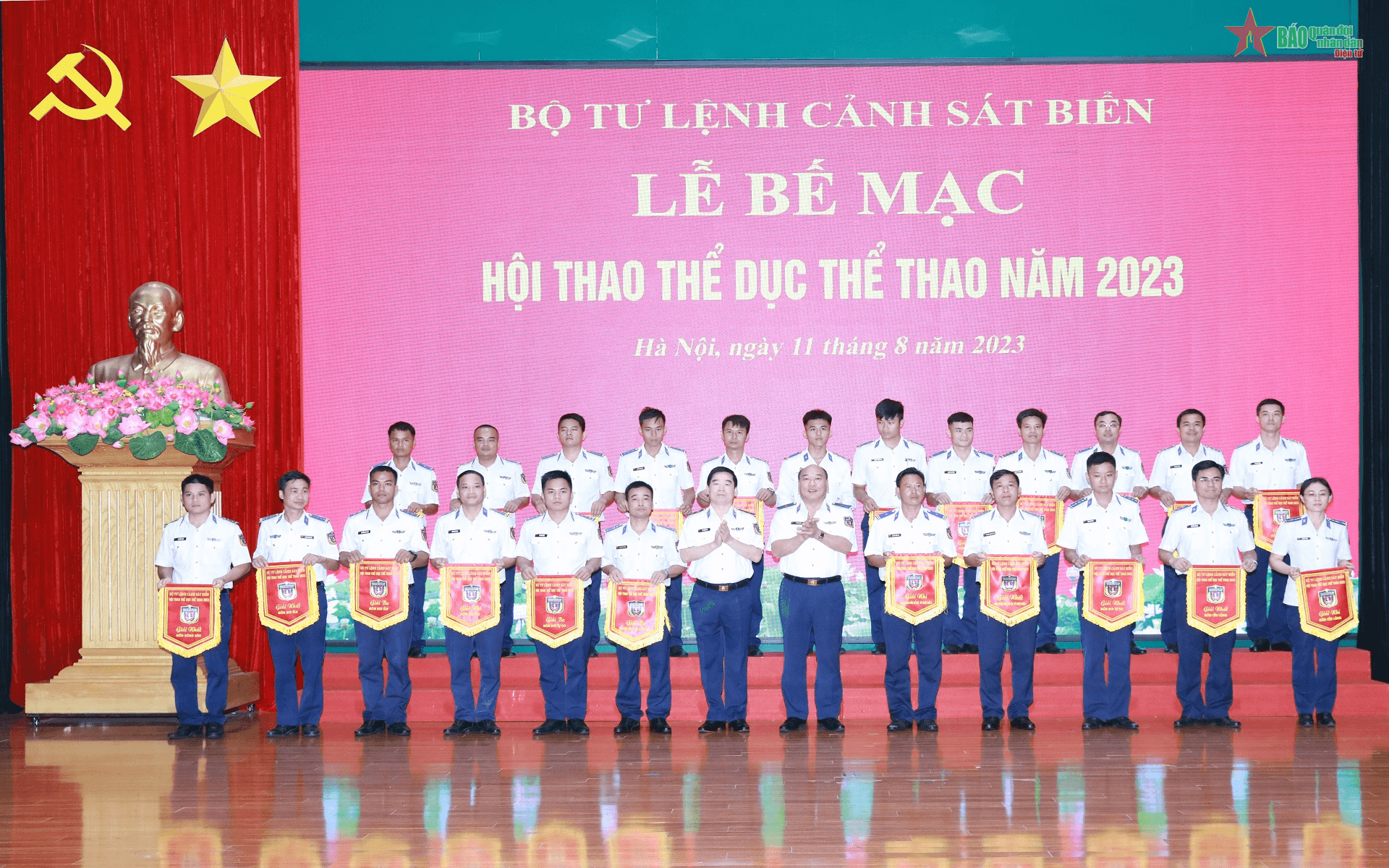 Lan tỏa tinh thần thể thao trong toàn lực lượng Cảnh sát biển