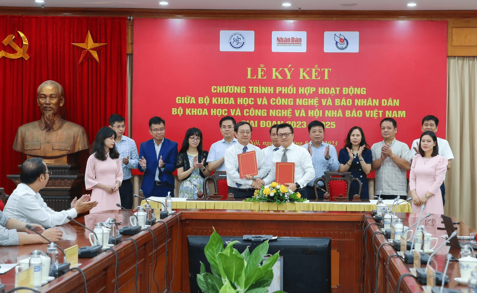 Ký kết phối hợp tuyên truyền hoạt động khoa học, công nghệ và đổi mới sáng tạo