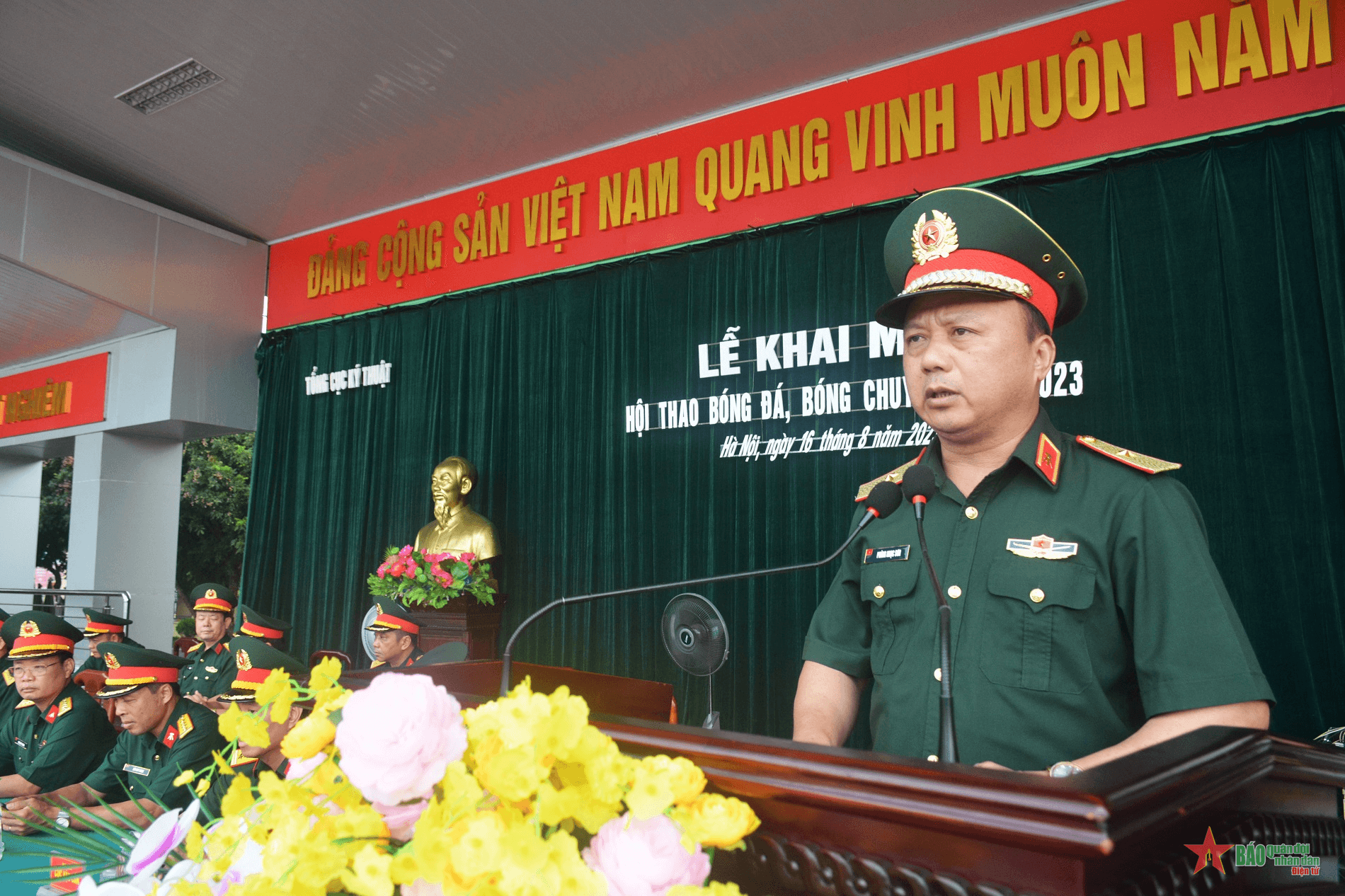 Khai mạc Hội thao bóng đá, bóng chuyền Tổng cục Kỹ thuật năm 2023