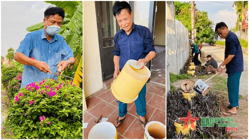Người cựu chiến binh - Bí thư chi bộ Trần Quang Huy hết lòng vì cộng đồng