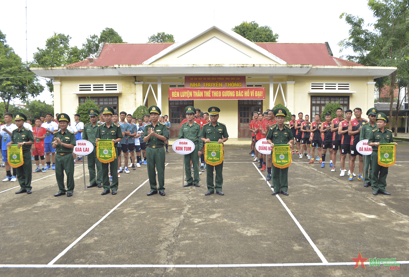 Bộ tư lệnh Bộ đội Biên phòng khai mạc Hội thao bóng chuyền vòng loại khu vực II năm 2023