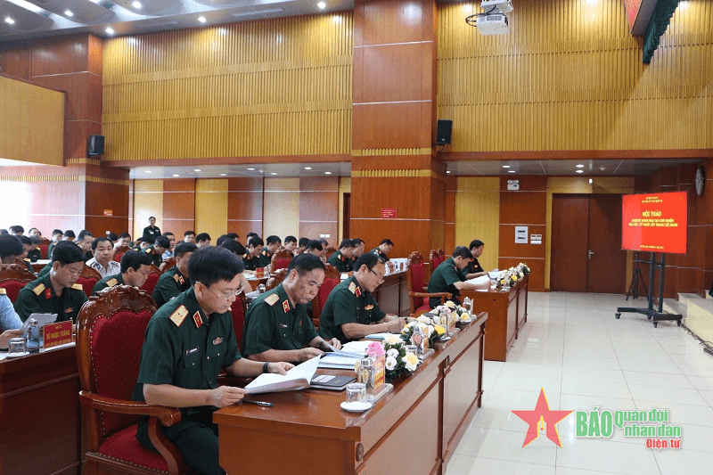 Học viện Kỹ thuật Quân sự tổ chức Hội thảo chương trình đào tạo chủ nhiệm hậu cần-kỹ thuật cấp trung (lữ) đoàn