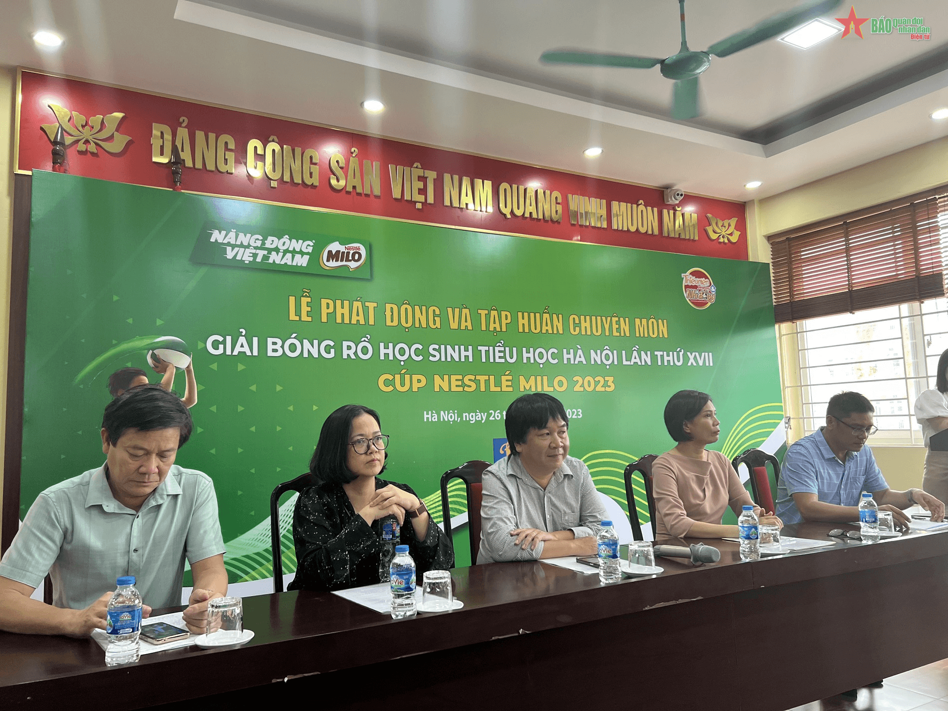 Lễ phát động và tập huấn chuyên môn Giải bóng rổ học sinh tiểu học Hà Nội 2023