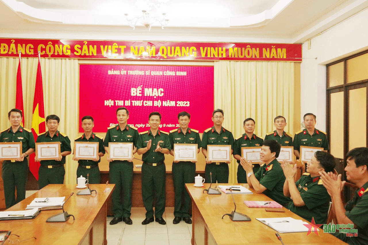 Đánh giá chất lượng đội ngũ bí thư chi bộ tại Trường Sĩ quan Công binh