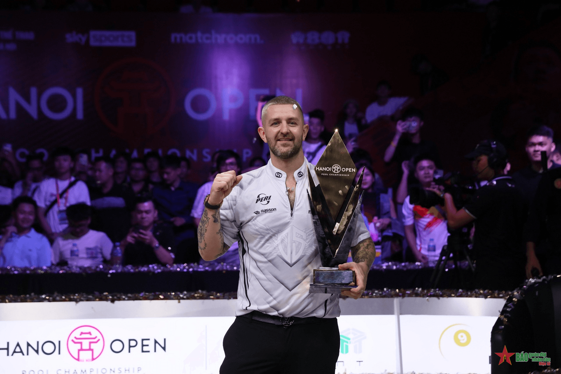 Jayson Shaw vô địch Hanoi Open Pool Championship 2023