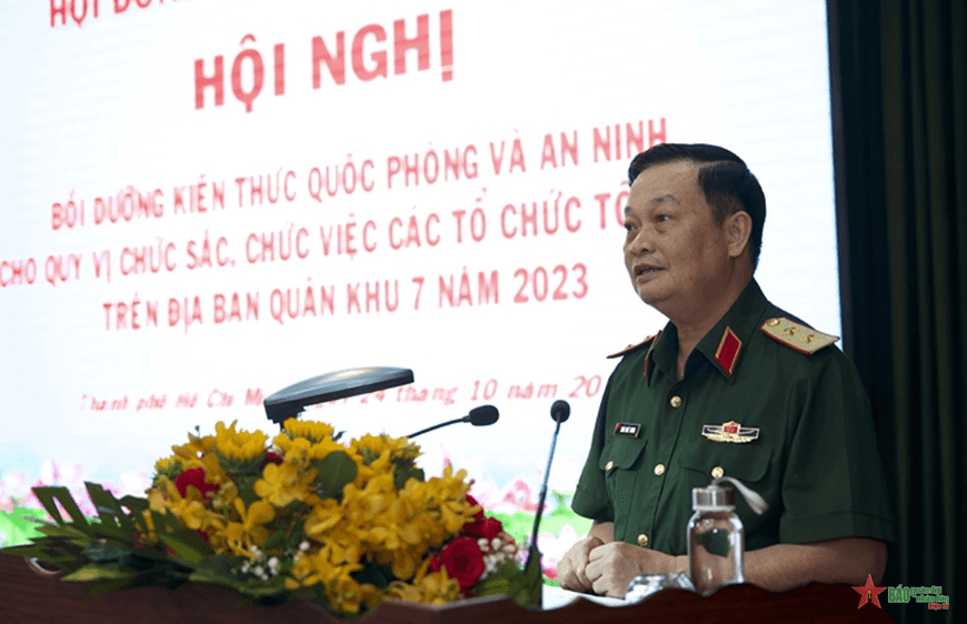 Khai mạc hội nghị bồi dưỡng kiến thức quốc phòng, an ninh cho chức sắc tôn giáo năm 2023