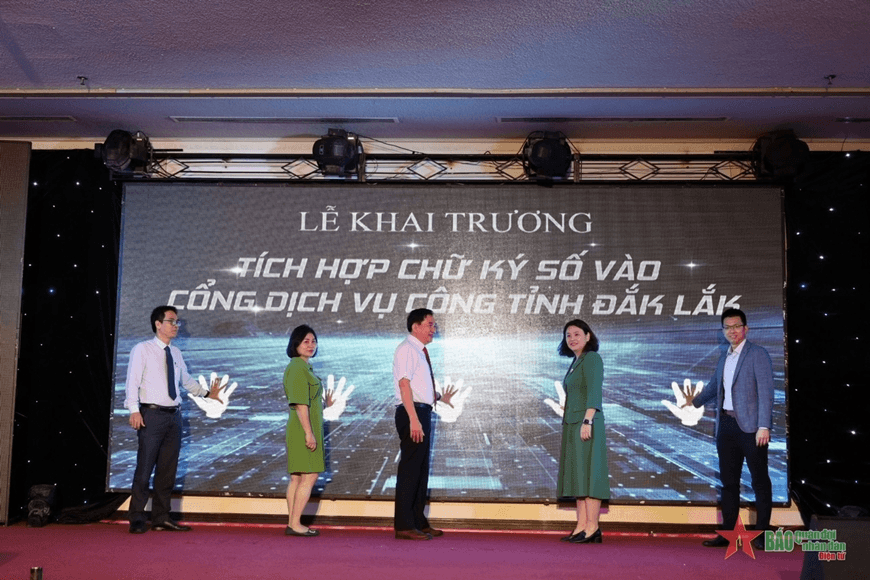 Tỉnh Đắk Lắk tuyên truyền về chữ ký số và dịch vụ chứng thực chữ ký số năm 2023