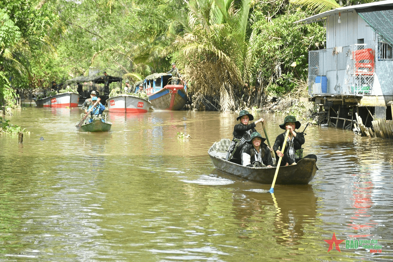 Cần Thơ: Bảo đảm hậu cần trong tác chiến phòng thủ trên địa hình sông nước