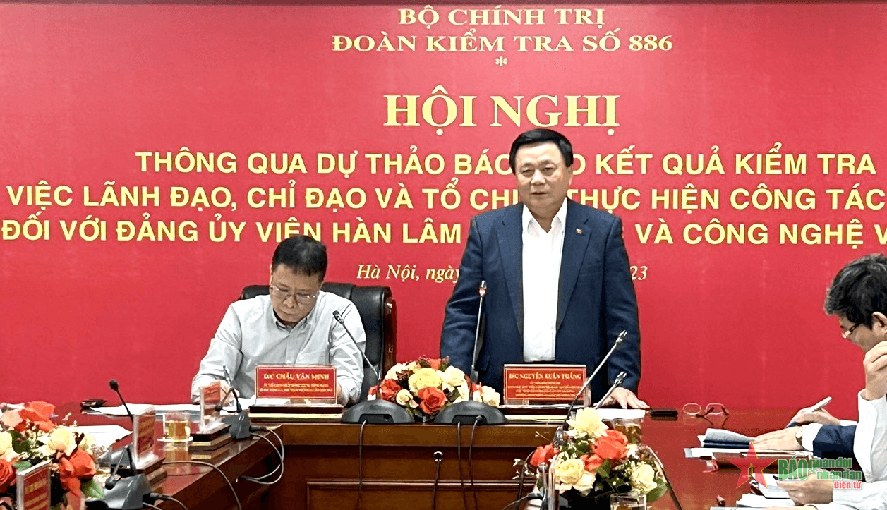 Đồng chí Nguyễn Xuân Thắng: Tập trung xây dựng đội ngũ cán bộ khoa học đủ phẩm chất, năng lực