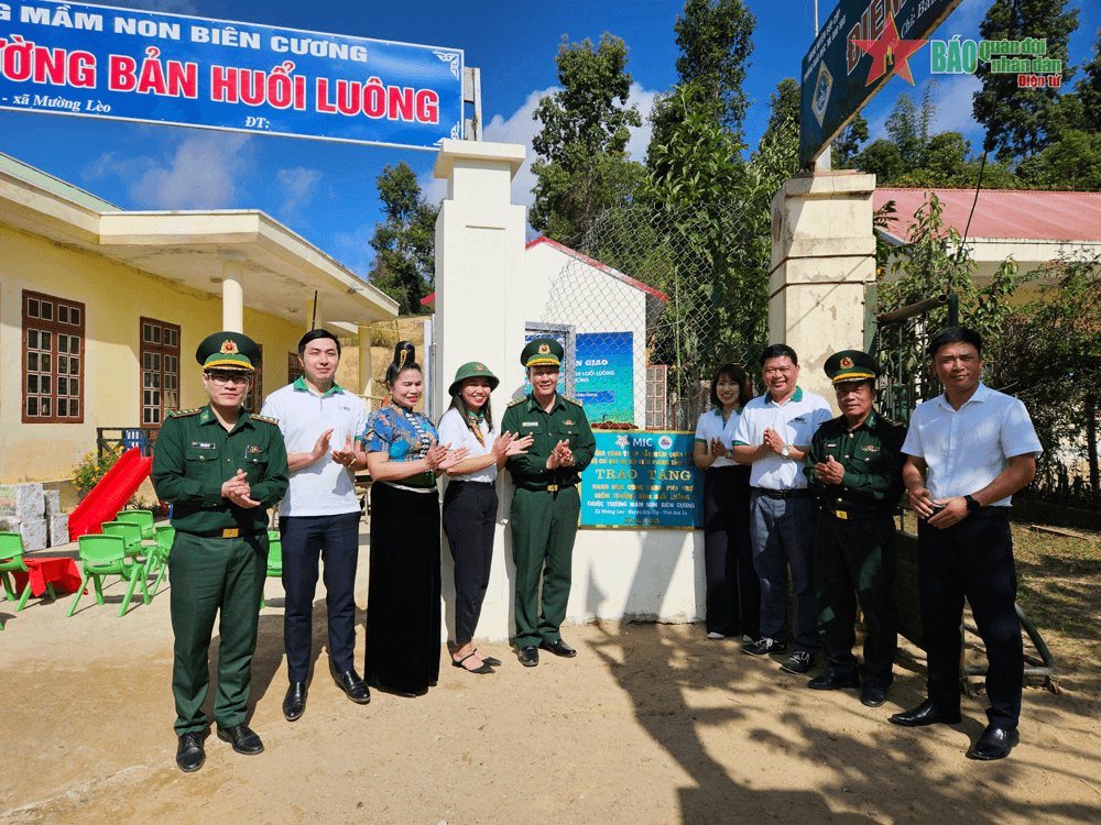 Sơn La: Khánh thành điểm trường mầm non nơi biên giới