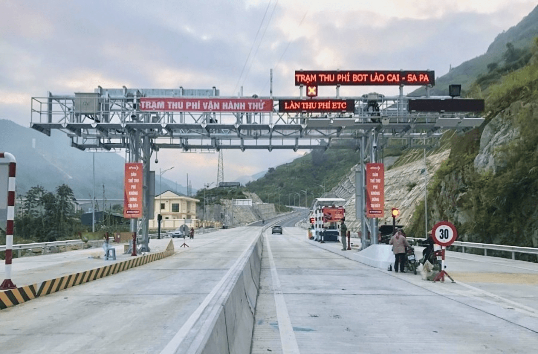 Cung cấp dịch vụ thu phí tự động ePass trên tuyến đường từ thành phố Lào Cai lên thị xã Sa Pa