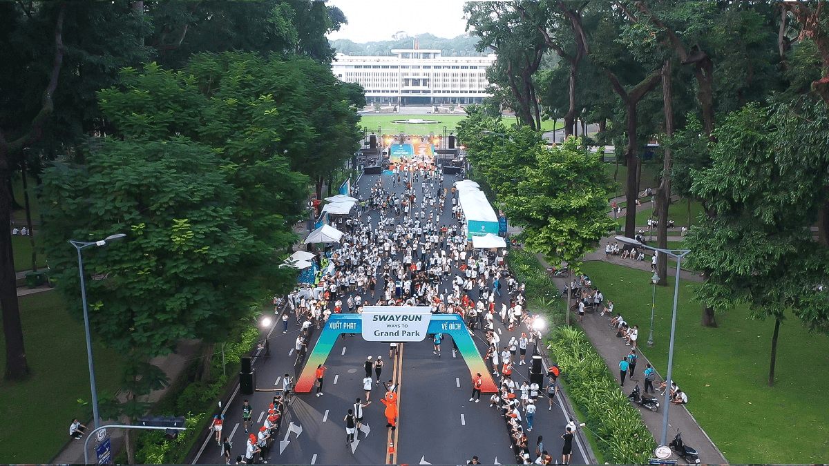 Hàng nghìn runners chinh phục đường chạy 5Way Run - Ways to Grand Park