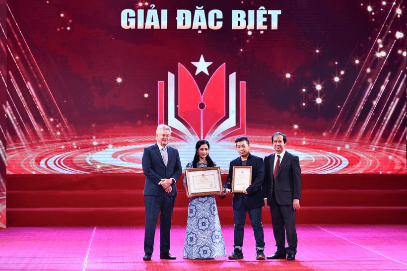 Lễ trao Giải báo chí toàn quốc Vì sự nghiệp Giáo dục Việt Nam năm 2023