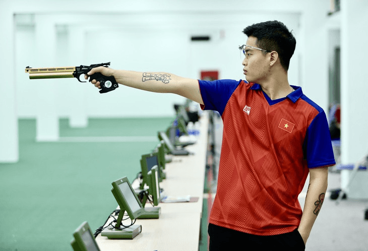 Nhà vô địch ASIAD 19 Phạm Quang Huy lỡ huy chương bắn súng quốc gia