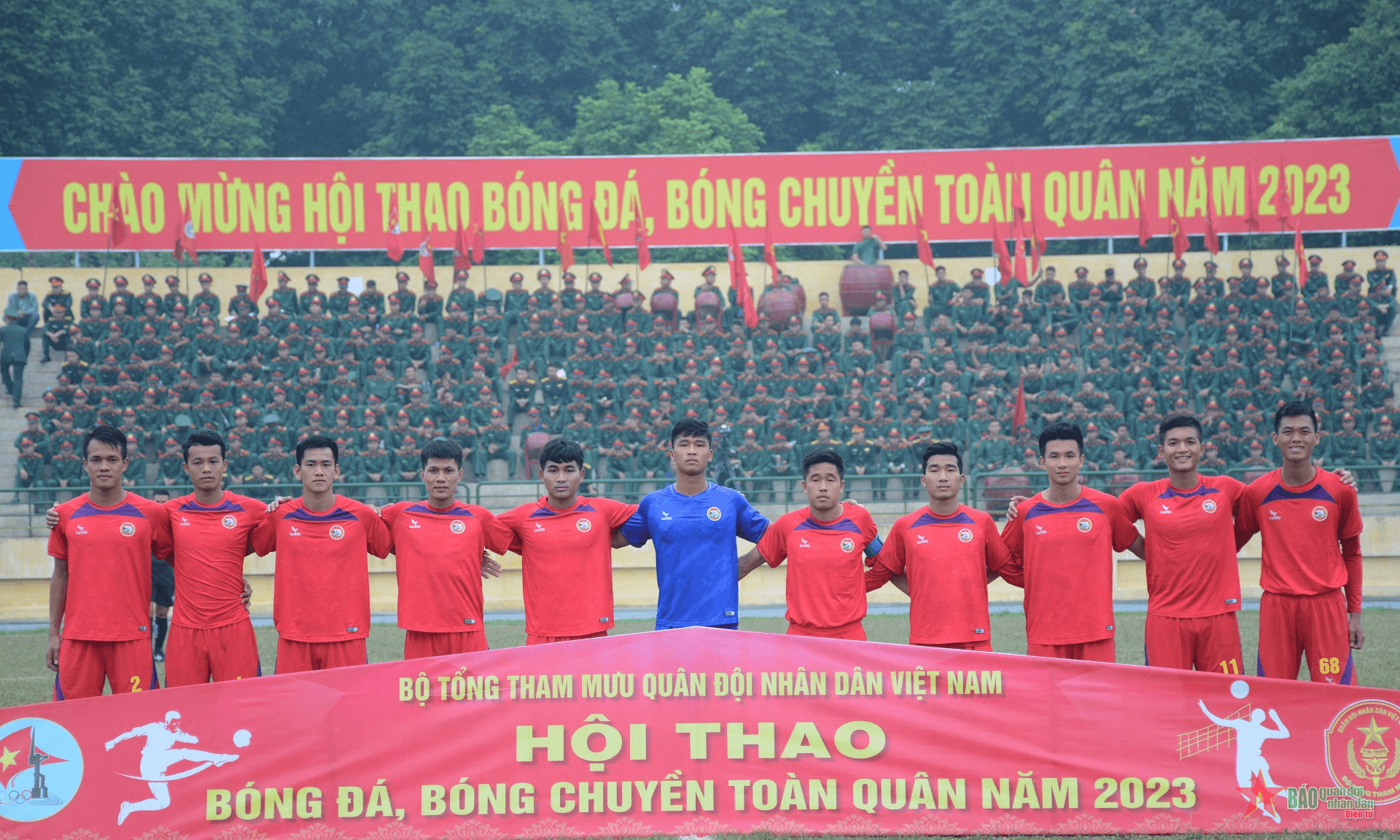 Đội Quân khu 5 vô địch bóng đá toàn quân năm 2023