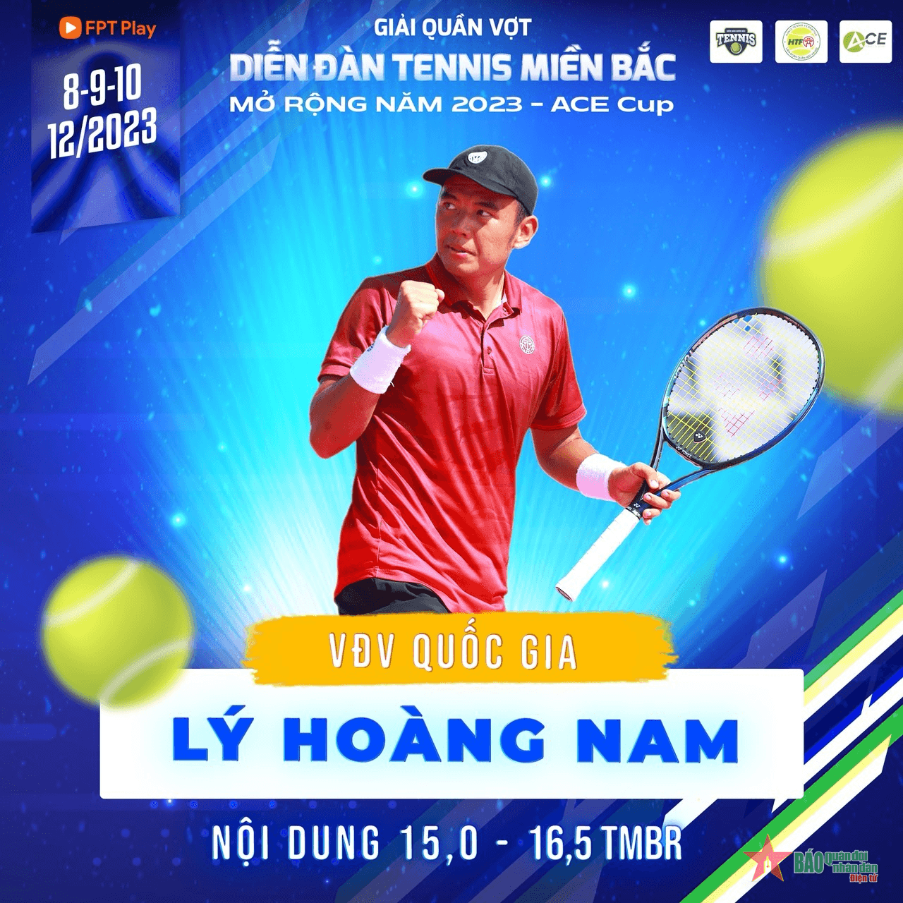 Giải quần vợt Diễn đàn Tennis miền Bắc mở rộng 2023 thu hút vận động viên kỷ lục