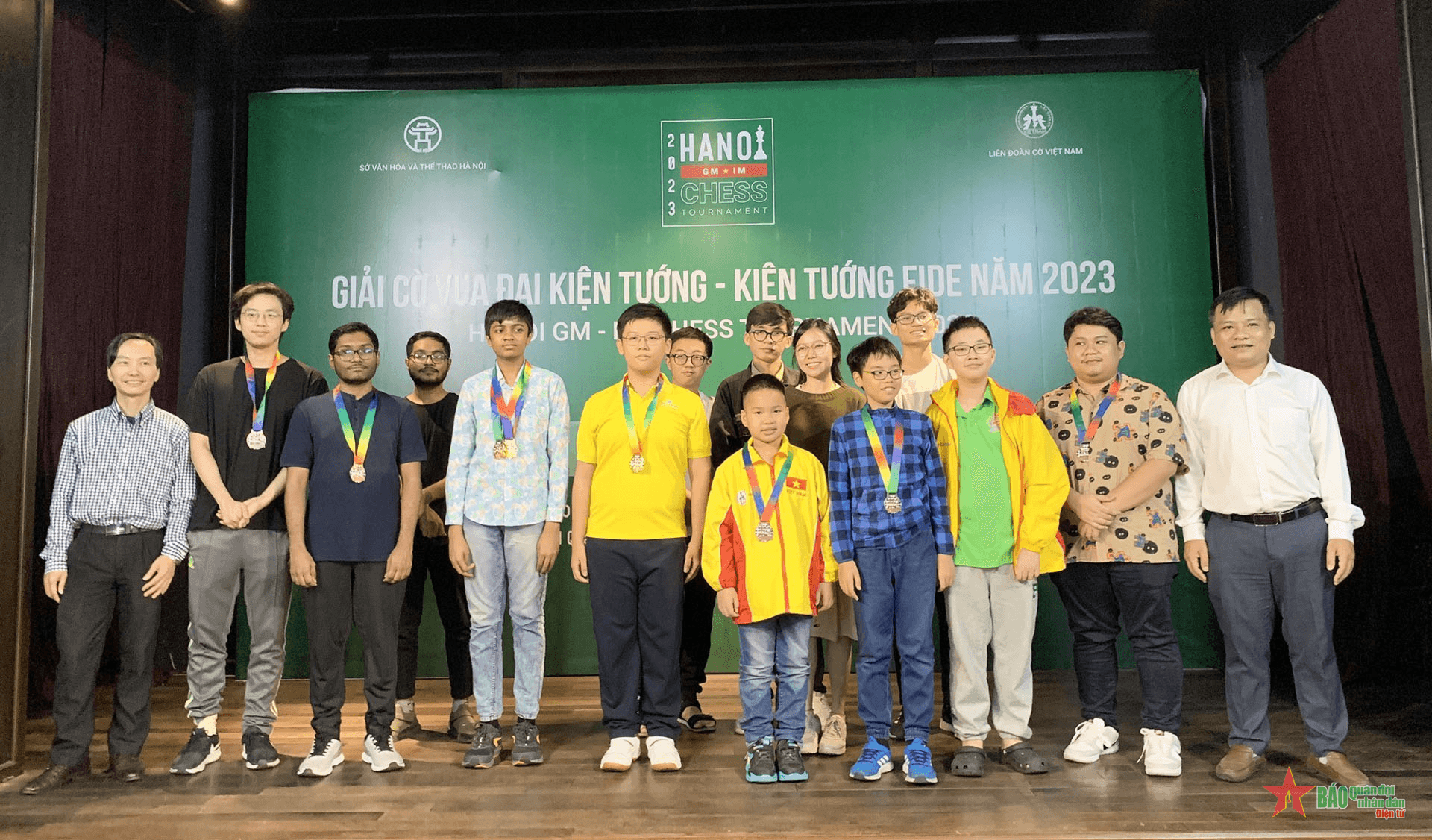Kỳ thủ Ilamparthi bảo vệ thành công ngôi vô địch ở Giải cờ vua quốc tế Hà Nội 2023