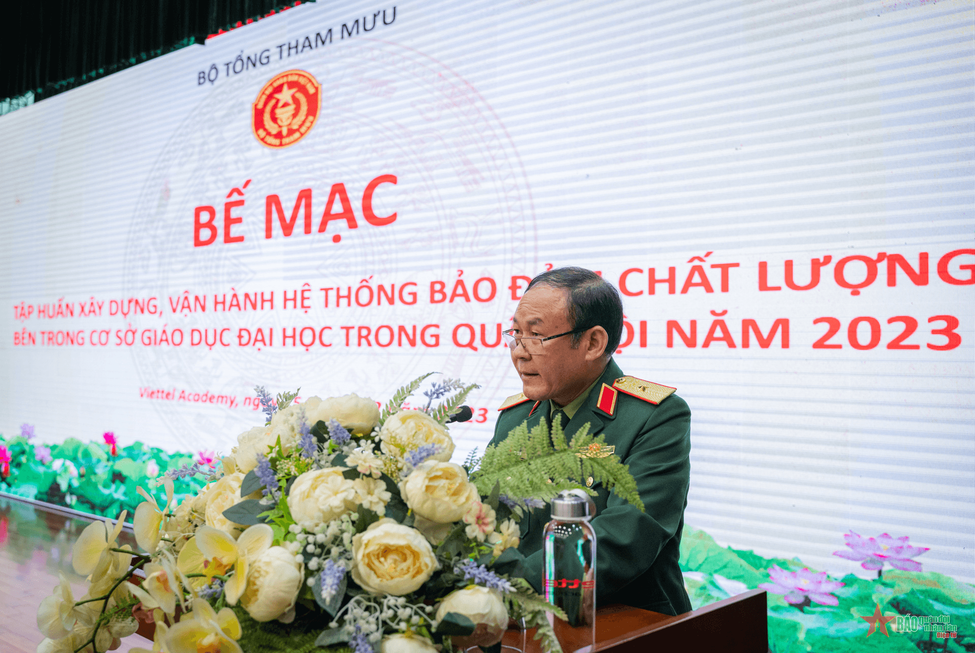 Bế mạc tập huấn về bảo đảm chất lượng bên trong cơ sở giáo dục cho các trường Quân đội