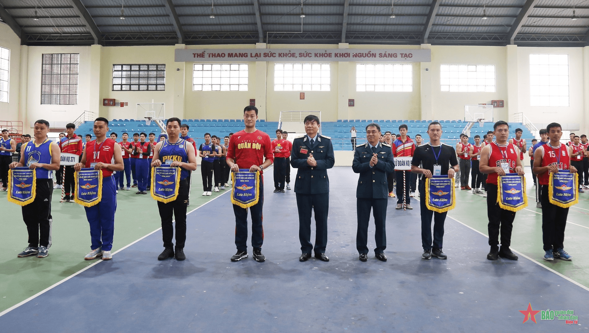 Quân chủng Phòng không-Không quân: Khai mạc Giải bóng rổ năm 2023