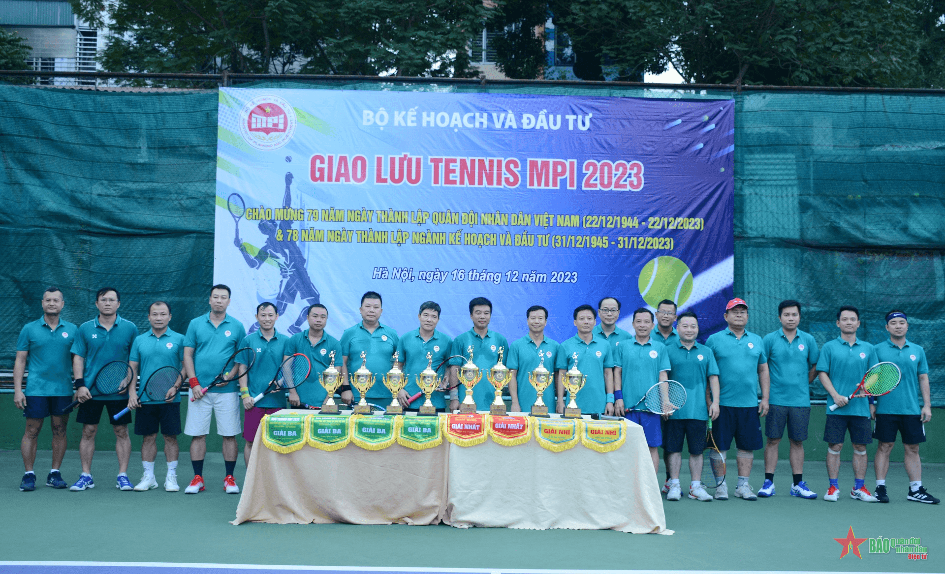 Giao lưu quần vợt Bộ Kế hoạch và Đầu tư mở rộng năm 2023