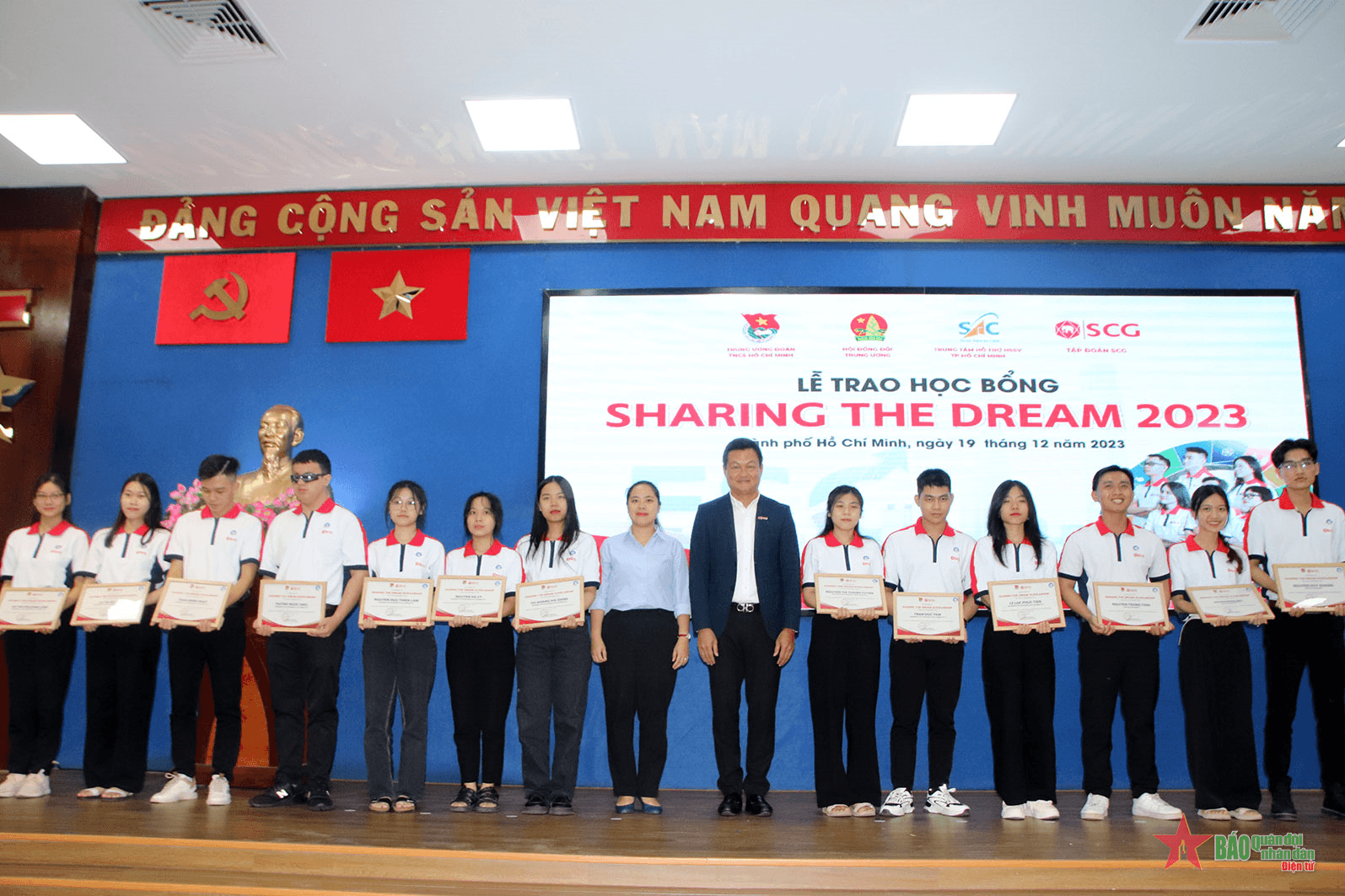 Trao học bổng “SCG Sharing the Dream” tặng sinh viên khu vực phía Nam