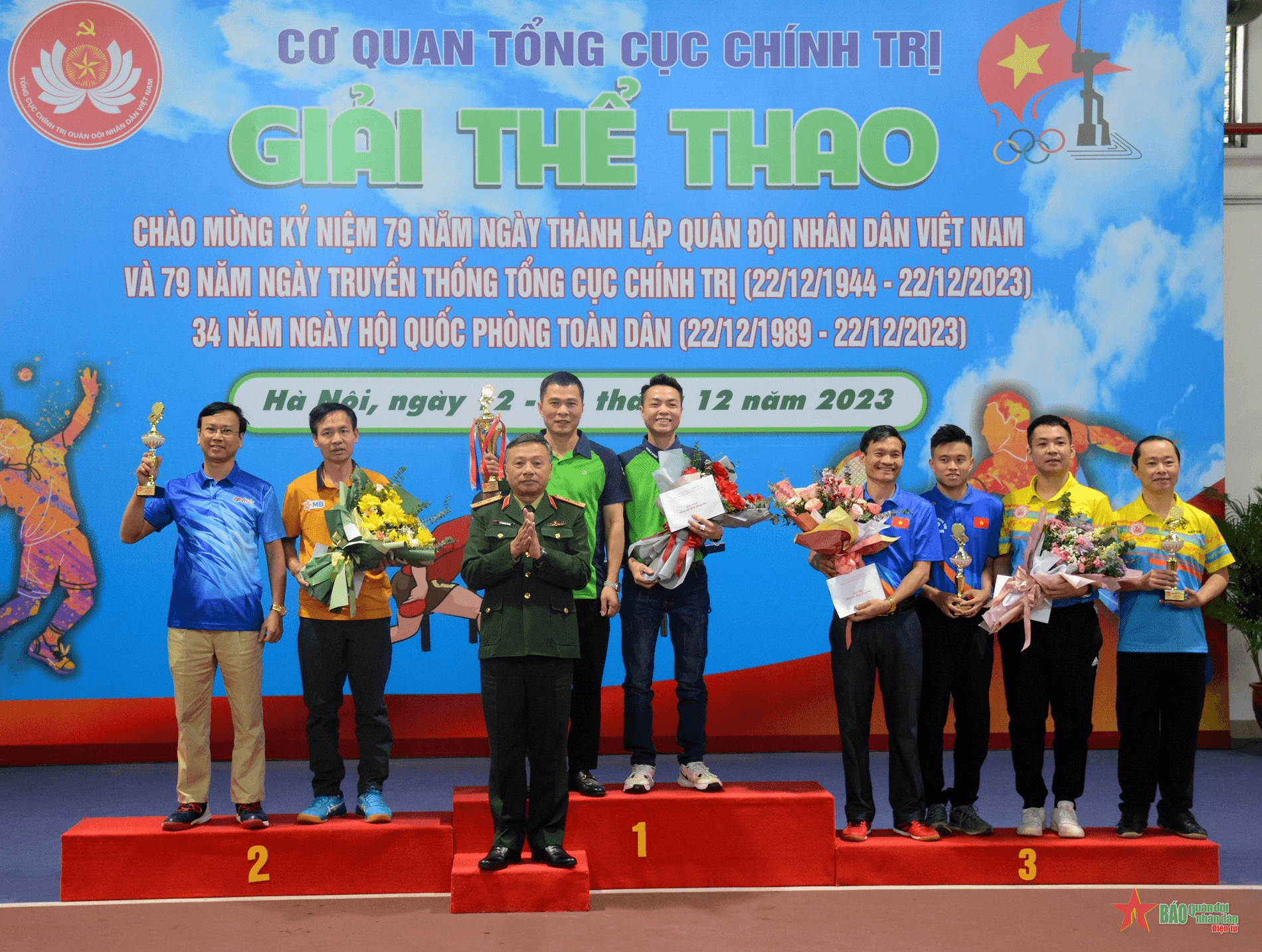 Bế mạc giải thi đấu thể thao cơ quan Tổng cục Chính trị năm 2023