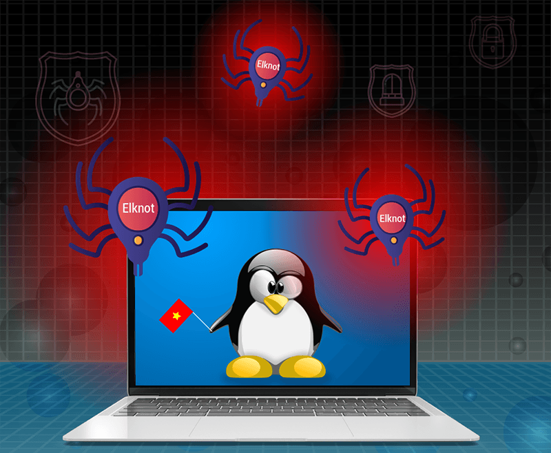 Xuất hiện nhiều biến thể virus Elknot nhắm tới máy chủ Linux Việt Nam