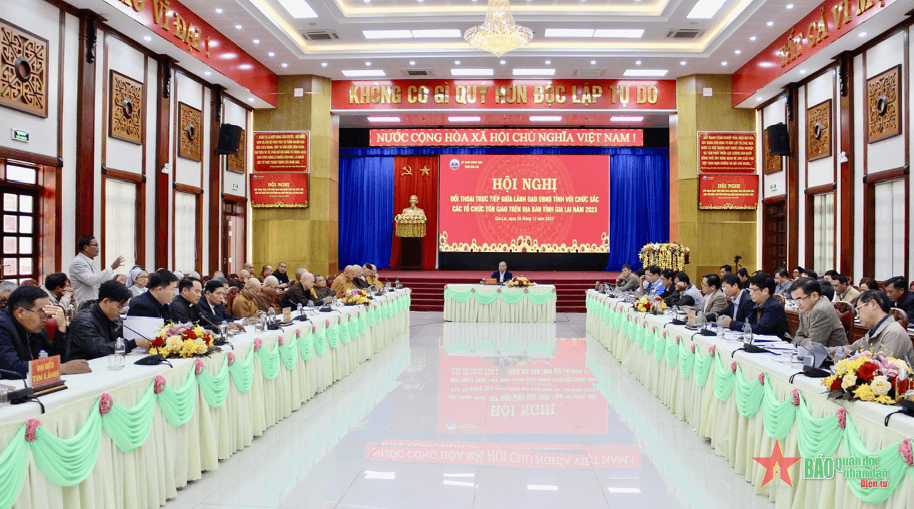 Tỉnh Gia Lai tổ chức hội nghị đối thoại với chức sắc tôn giáo